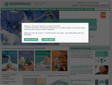 Tablet Screenshot of intersurgical-es.com